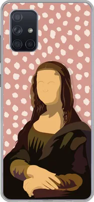 Produktbild von MuchoWow® Handyhülle Schutzhülle Hülle für Telefoonhoesje Samsung Galaxy A51 Leonardo da Vinci - Alte Meister - Punkte - Vintage Silikon Softcase Handy Hülle - Schutzabdeckung