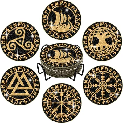 Produktbild von Diamond Painting-Set für Anfänger, Erwachsene, Kinder, 5D-Diamantmalerei, 4 Zoll