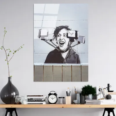Produktbild von Wallity, UV-1209 - 70 x 100, Dekorative Malerei aus gehärtetem Glas, Mehrfarbig, 100 % gehärtetes Glas, 70 x 100 cm