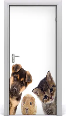 Produktbild von Tulup Türaufkleber 95x205 cm Dekorative Aufkleber Selbstklebend Wasserdichte Tapete Abnehmbar Schlafzimmer Wohnzimmer Wohnkultur - Haustiere