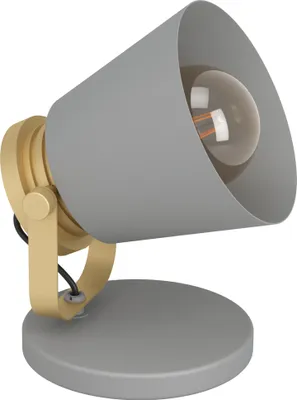 Produktbild von EGLO Nachttischlampe Twicken, verstellbare Tischlampe, Tisch Lampe aus Metall, Deko für Schlafzimmer und Wohnzimmer, Tisch Lampe mit E27 Fassung