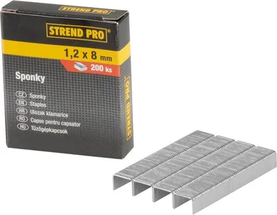Immagine prodotto di Graffe Strend Pro KF1062-06, 8 mm, per cucitrice, 1.2 mm, conf. 200 pz