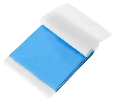Productafbeelding van Goudfoliebladen - 200 stuks - Voor knutselen - Blauw - 3,5 x 3,5 cm