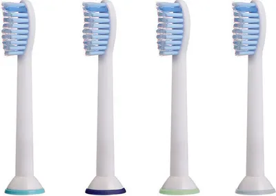 Produktbild von BMK Zahnbürsten für Philips, 4 Stück - kompatibel mit Philips Sonicare Sensitive HX6054