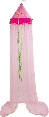 Produktbild von Small Foot 4155 Baldachin mit Verzierungen, rosa/grün (1 Stück)