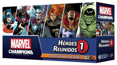 Produktbild von Fantasy Flight Games Marvel Champions: Versammelte Helden 1 - Kartenspiel auf Sp