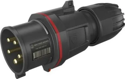 Zdjęcie produktu dla Wtyczka CEE 32A 5p 6h 400 V (50+60 Hz) czerwona FW231506PH