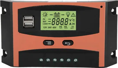 Obrázek produktu pro 12V/24 V MPPT regulátor solárních panelů LCD displej regulátor autobaterie 50A