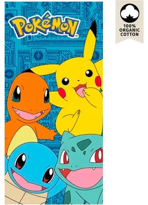 Produktbild von Nintendo Merchandising Pokémon Starter Handtuch Blau Blau One Size