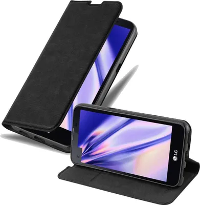 Image de Cadorabo Housse pour LG X SCREEN Housse de protection en noir Housse pour portable Etui Case Cover Fermeture magnétique