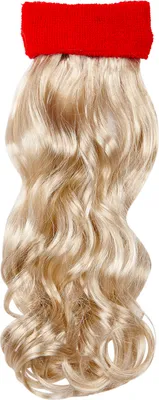 Produktbild von 80er Jahre Disco Lockenblonde Perücke mit Stirnband
