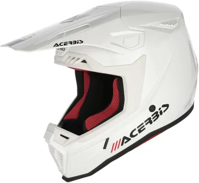 Immagine prodotto di Casco da motocross Acerbis Whoops, bianco/rosso, taglia S (55/56)
