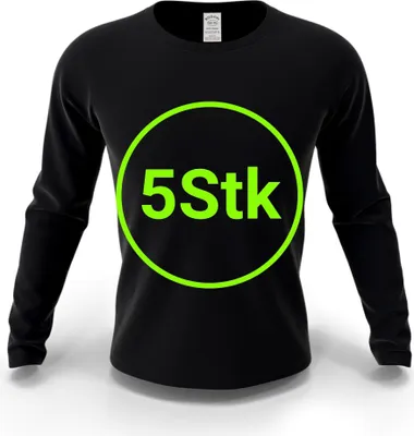 Produktbild von RODOPI Langarmshirt Runner Longsleeve für Damen und Herren Gr.XXL T-Shirt Schwarz Arbeitspullover Rundhals 100% Baumwolle