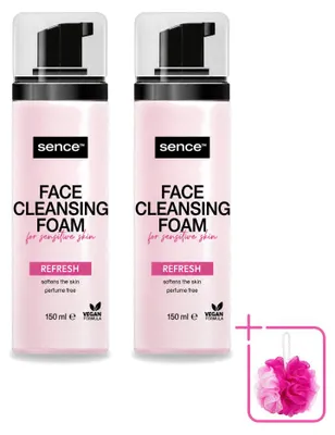 Produktbild von 2 x Sence Gesichtsschaum für empfindliche Haut - 150 ml - Sparpackung - 2 Stücke