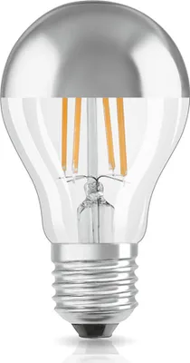 A studio shot of an LED light bulb.