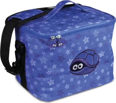 Produktbild von fridoli Toniebox Tasche mit Schultergurt | für Toniebox Starterset und Zubehör | blau | Immer Alles aufgeräumt | für bis zu 20 Tonies | Tonie Tasche