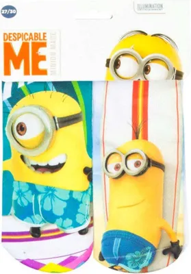 Produktbild von Minions Socken 2 Paar Uni-Socken Outdoor-Socks