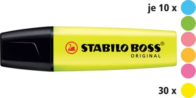 Produktbild von STABILO BOSS ORIGINAL 80er Warenpaket