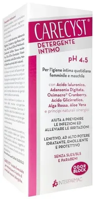 Immagine prodotto di Carecyst Intimo Detergente 250 Ml