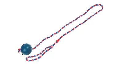 Produktbild von Karlie Hundespielzeug Ball mit Seil Gummi-Sortiert 50 x 6 x 6 cm