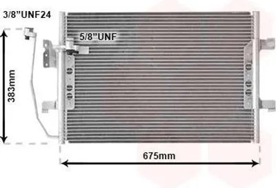 Image de Condenseur, climatisation (1731-0449) adaptable sur , Mercedes-Benz