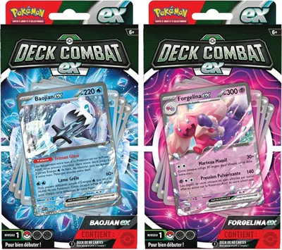 Produktbild von Pokemon, JCC 60-Karten-Kampfdeck Zufällig zwischen Forgelina EX und Baojian EX, Mehrfarbig