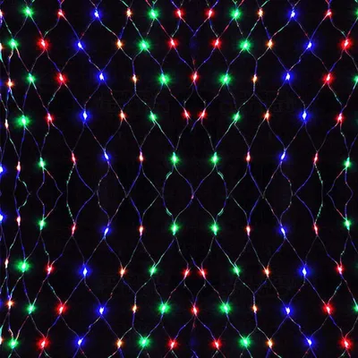 Image de Guirlande lumineuse LED LARS360, 6 x 4 mètres, multicolore, 320 LED, 8 modes d'éclairage, idéale pour la décoration de Noël, les mariages, les fêtes et les événements spéciaux