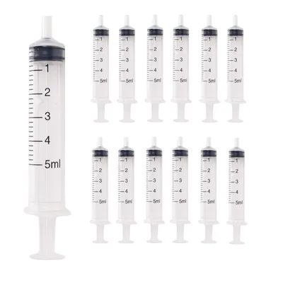 Produktbild von 100 Stück 5 ml Spritze Kunststoffspritzen-Set