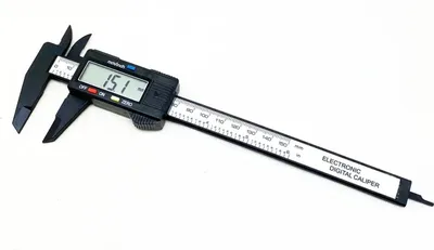 Immagine prodotto di Calibro a corsoio, campo di misura 150x0.01 mm,strumento micrometrico digitale di misurazione della profondita ad alta precisione, conversione mm/pollici, per uso professionale e fai da te Hbm
