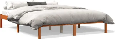 Obrázek produktu pro vidaXL Postel z masivu bez matrace Vosk hnědý 160x200 Borovicové dřevo
