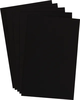 Produktbild von VBS Moosgummi "Extragroß", 3 mm, 60 x 40 cm, 5 Stück Schwarz