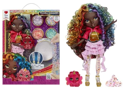 Produktbild von Rainbow High Rainbow Shimmers with Slime Fashion Doll - Iris (rainbow), Modepuppe, Weiblich, 4 Jahr(e), Junge/Mädchen, 280 mm, Mehrfarbig