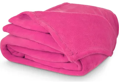 Produktbild von Mikroplüsch-Decke 150x200 cm Fuchsia