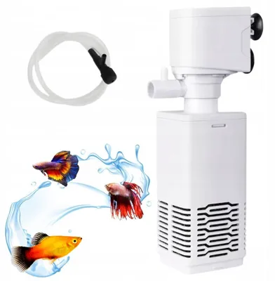 Zdjęcie produktu dla Filtr Wewnętrzny Do Akwarium 40-80L Z Funkcją Napowietrzania 6W 500L/H