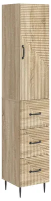 Immagine prodotto di Set di armadietti vidaXL, 2 pezzi, rovere Sonoma, 33 x 34,5 x 90 cm, materiale a base di legno