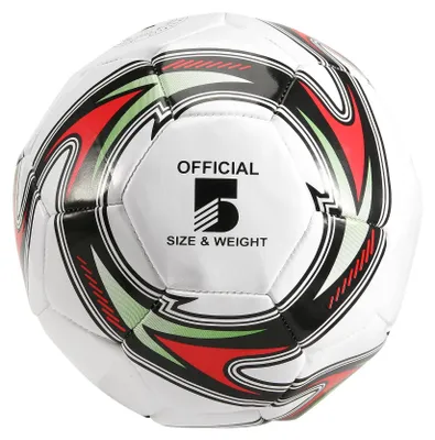 Image de Ballon de football professionnel, taille 5, pour entraînement et match, de couleur blanche