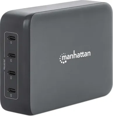 Image de MANHATTAN 4-Port GaN USB Power Delivery-Ladestation 240W