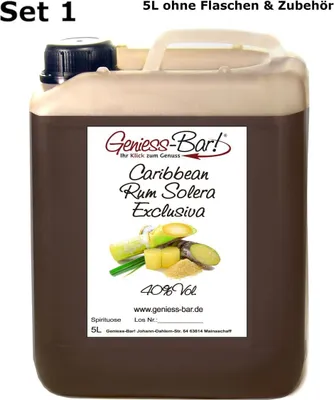 Produktbild von Caribbean Rum Solera Exclusiva 5L Explosion karibischer Aromen & sehr weich 40% Vol