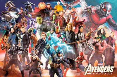 Produktbild von Maxiposter Marvel Avengers 91,5x61 cm