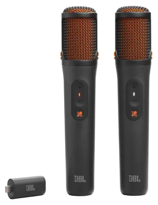 Obrázok produktu pre JBL EASYSING MICS Dva bezdrôtové mikrofóny poháňané umeleckou inteligenciou s odstránením vokálov v reálnom čase