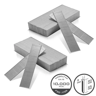 Obrázok produktu pre Pneumatické klince STAHLWERK 18GA 20 a 25 mm 10000 kusov