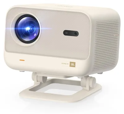 Imagen del producto de Proyector portátil - 1080P Full HD HDR10 - Wi-Fi y Bluetooth - Altavoces JBL integrados - Cine en casa