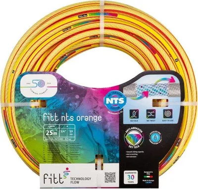 Produktbild von Famanu Bewässerungsschlauch - Robustes, flexibles Material - 20 Meter 12,5 mm - Orange