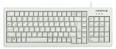 Image de Clavier Cherry XS - Format standard - Filaire - USB - Gris
