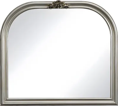 Produktbild von Spiegel - H. 81 cm - Paulowniaholz - Silberfarben - IZEY