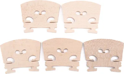 Produktbild von 5-teiliges Geigensteg-Set aus Ahornholz, Instrumentenzubehör für 4/4-Geigen