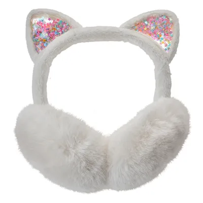 Image de Boucles d'oreilles pour enfants Juleeze JZCEW0018W Blanc 100 % polyester