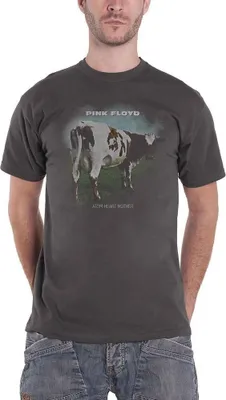Image de Pink Floyd - "Atom Heart Mother" T-shirt homme/femme unie RO348 (L) (Anthracite)