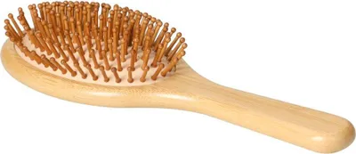 Produktbild von Nachhaltige Bambus-Haarbürste "Comb" für geschmeidiges Haar - Natürlich aus Holz, Antistatische Borsten, Sanfte Pflege und Glanz! Natur