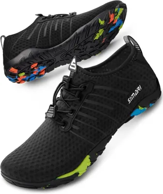 Produktbild von Schnelltrocknende Wasserschuhe für Damen und Herren Sport Barfuß Tauchen Schwimmen Grey 208